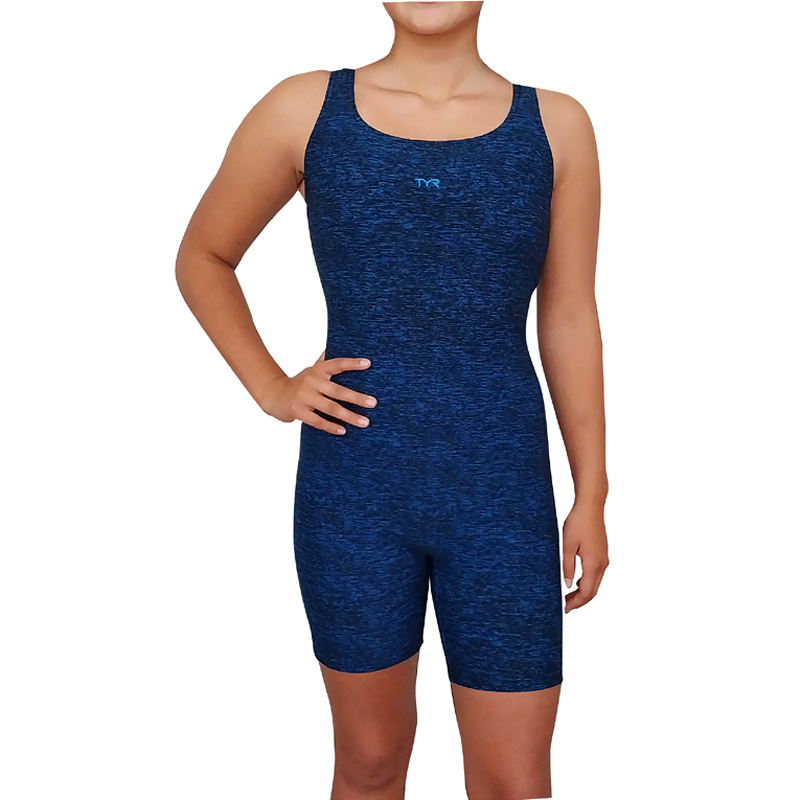 Lapped Aqua Unitard