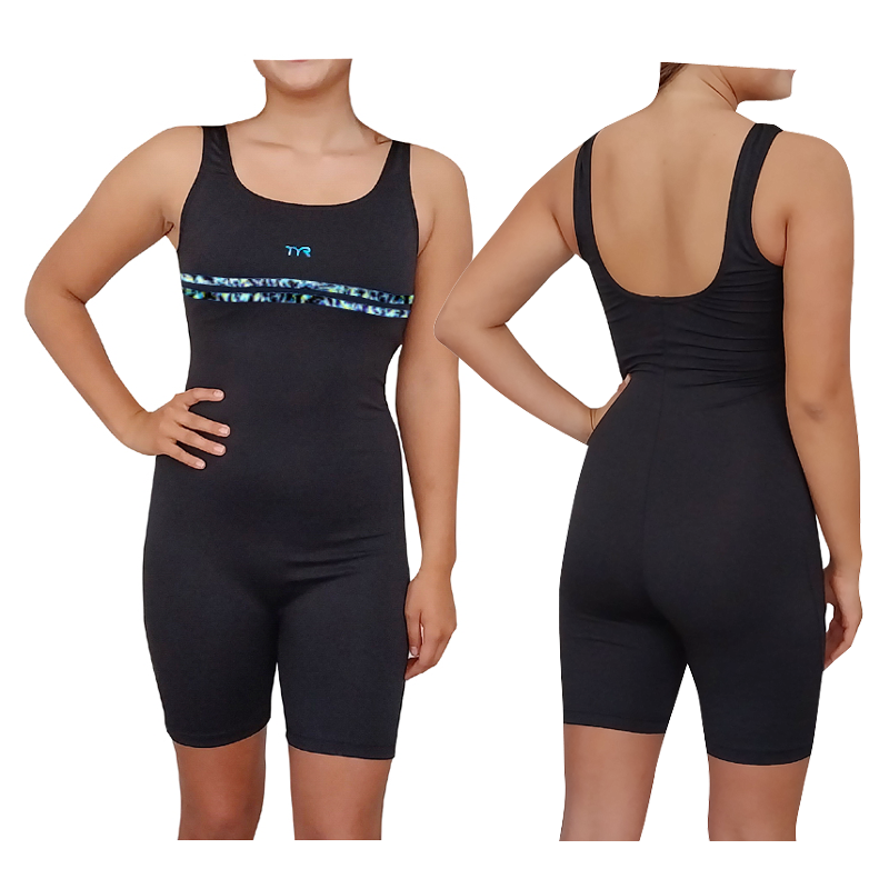 Binding Aqua Unitard